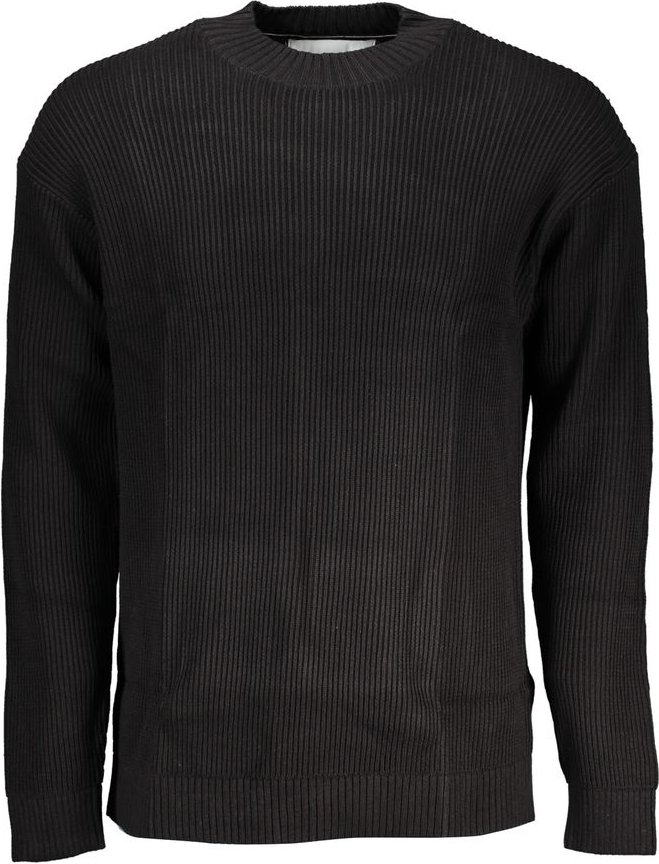 Rippstrick Rundhals-Pullover