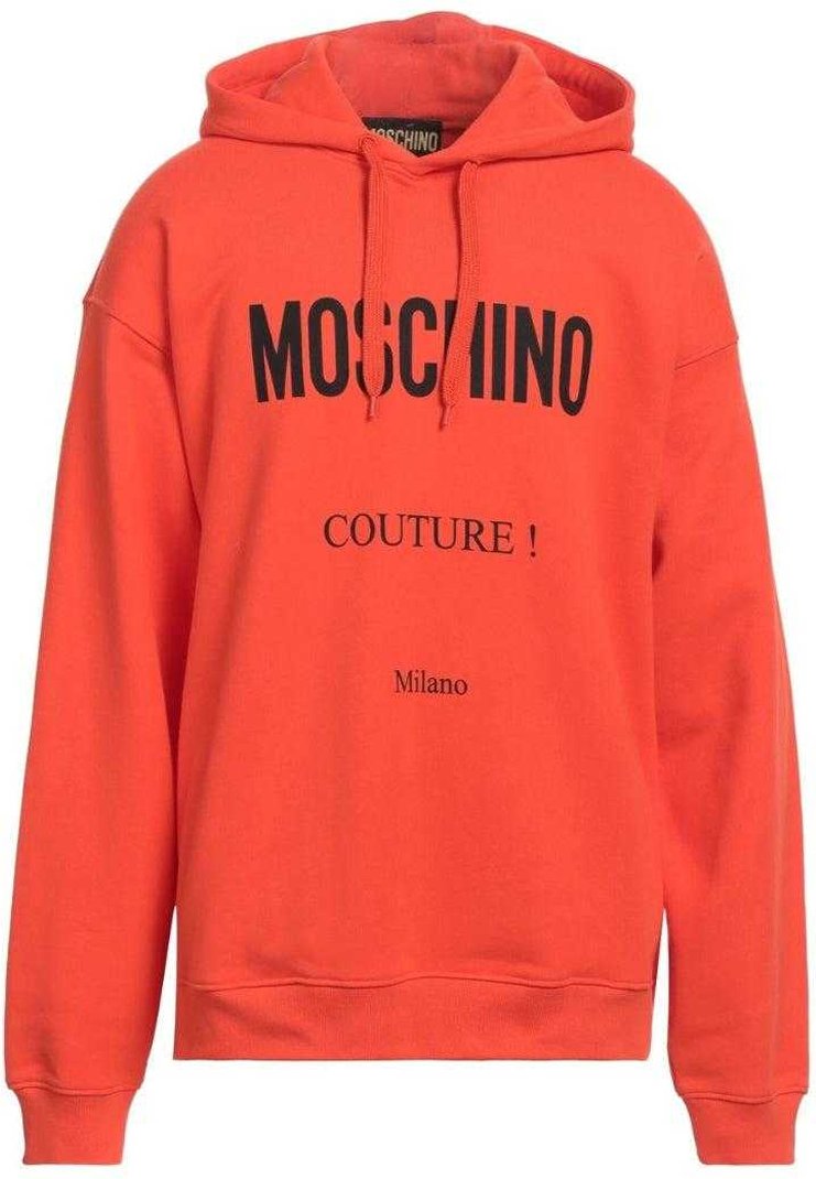 Moschino - "Couture Milano" Kapuzenpullover für Herren (Orange)