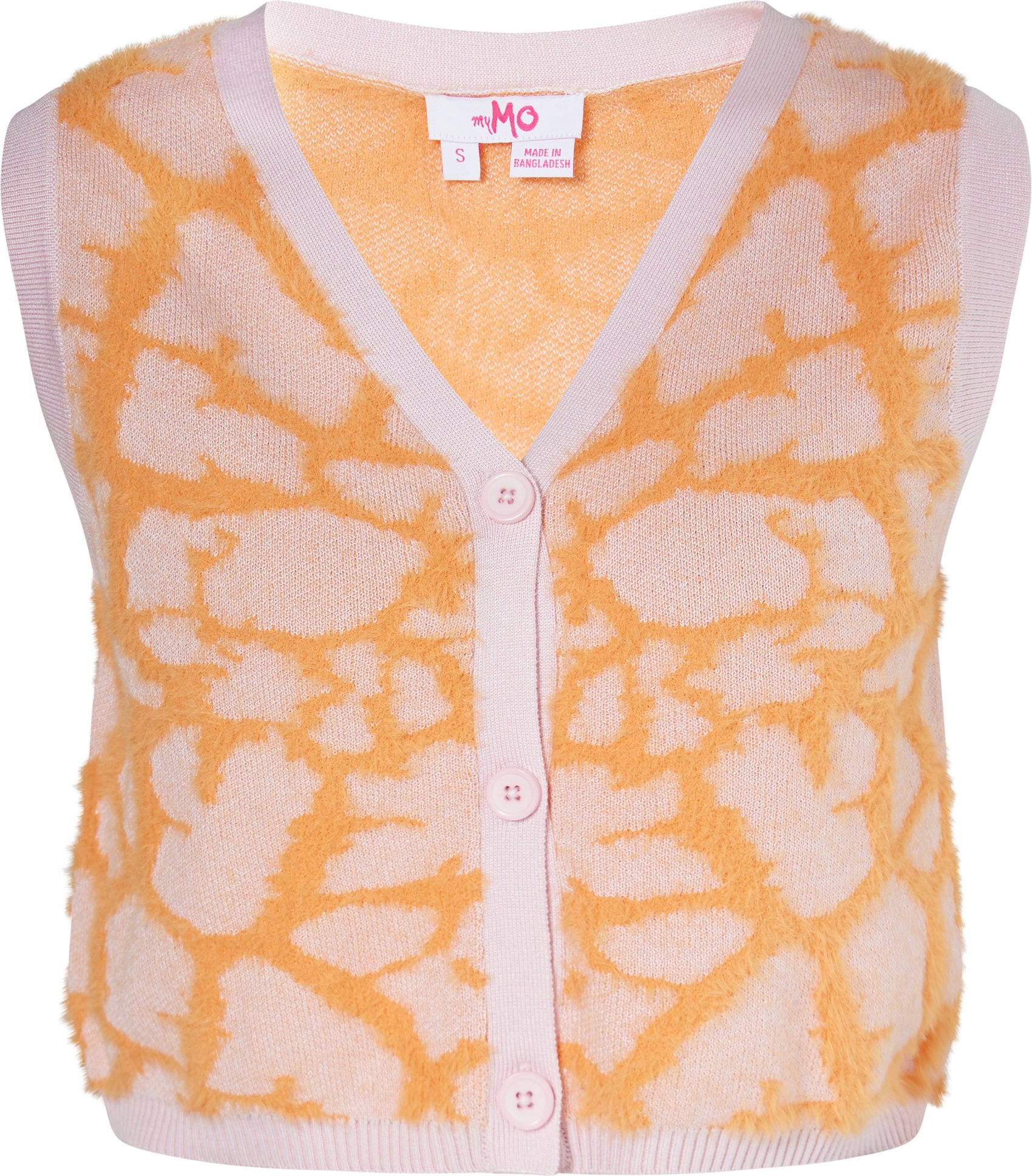 Mymo Pullunder Damen orange rosa