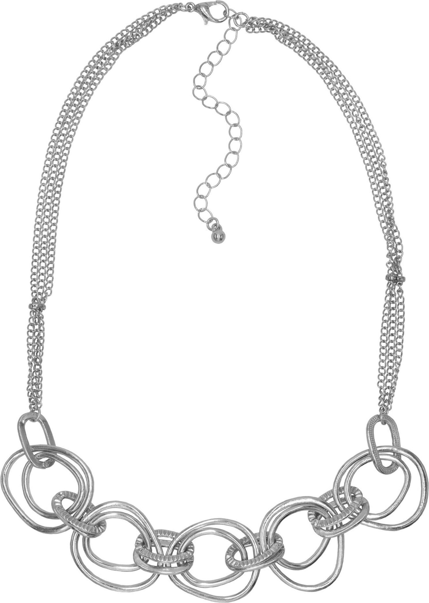 Steuer Modeschmuck Kette Metall Matt Glanz