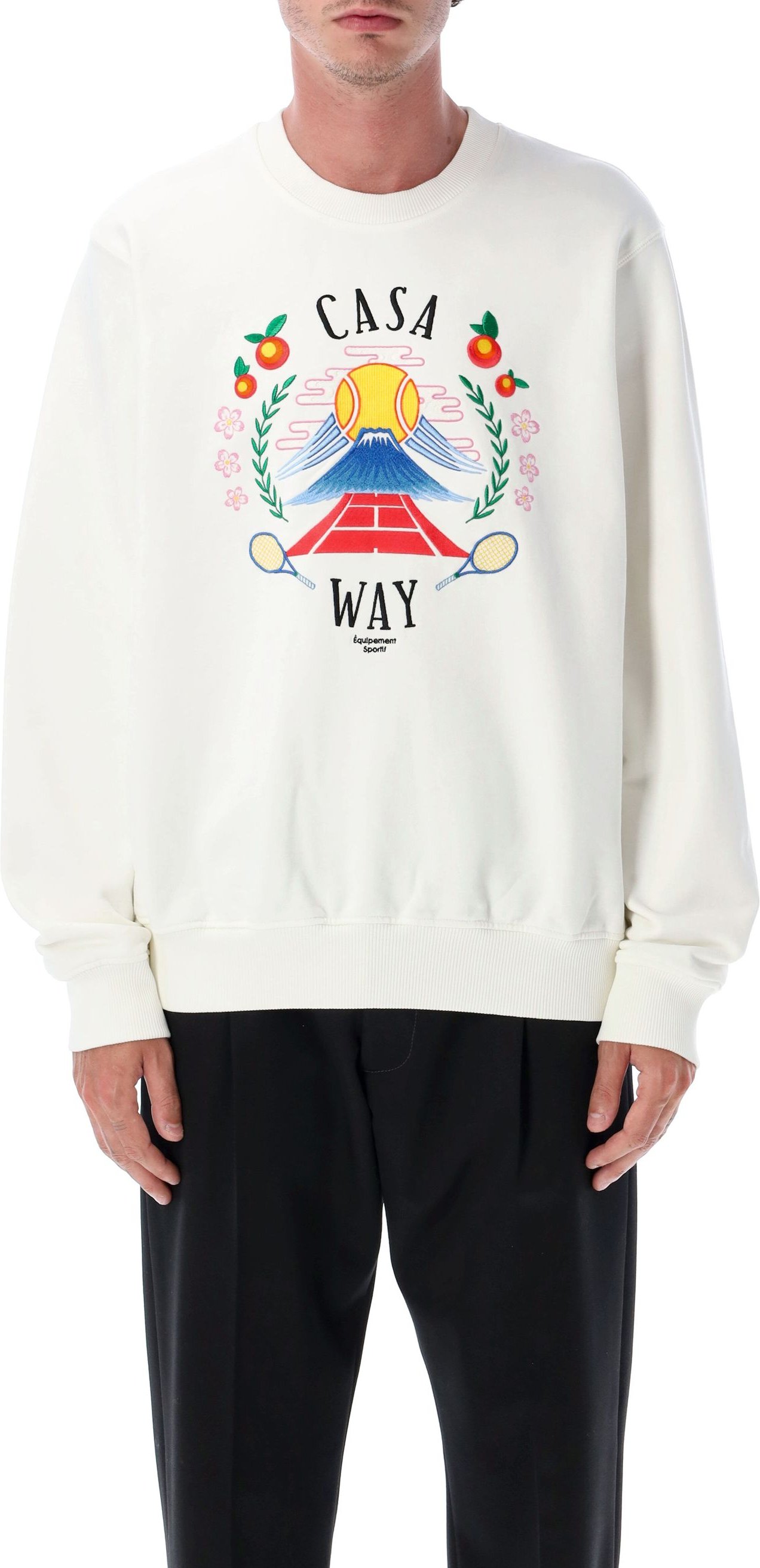 Casa Way Mountain Bestickter Pullover