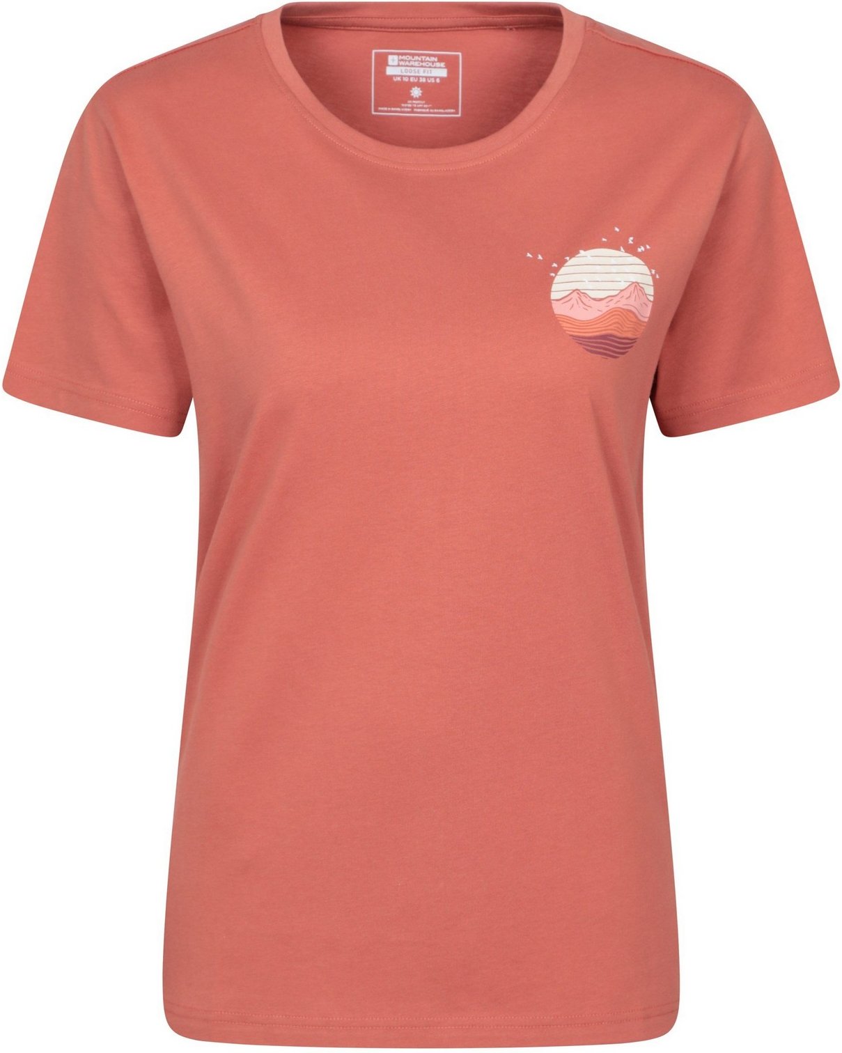 Mountain Warehouse - T-Shirt für Damen, lose Passform (Orange)