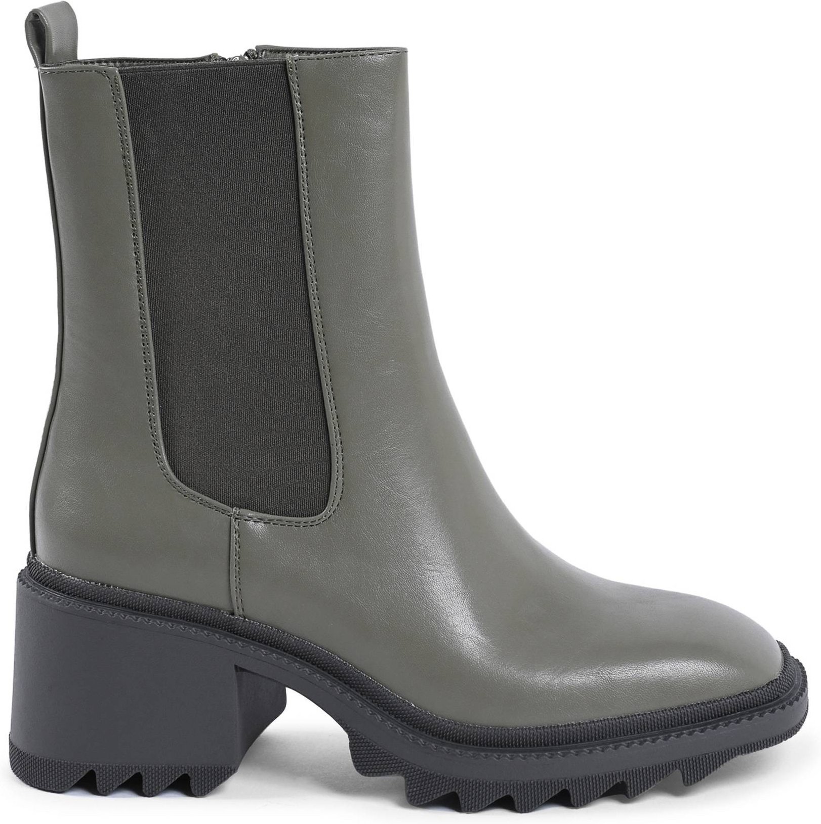 V Italia Damen Stiefeletten Grün 181-87 Military