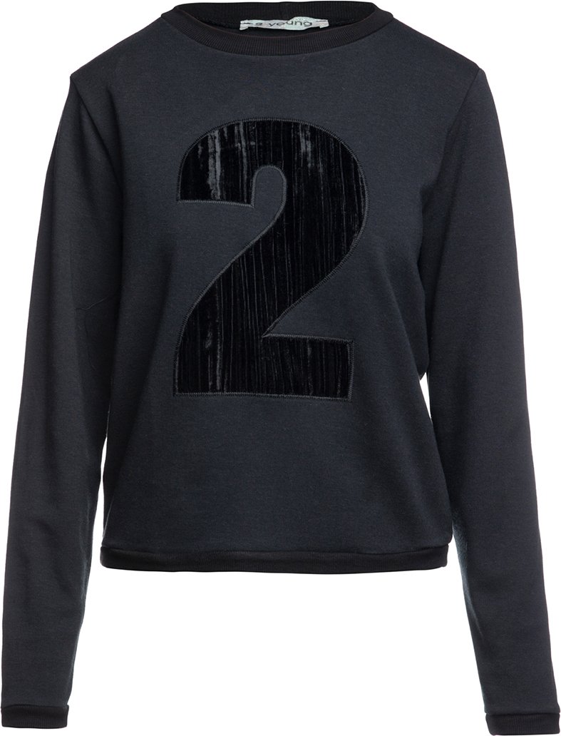 Sportliches Sweatshirt in Schwarz