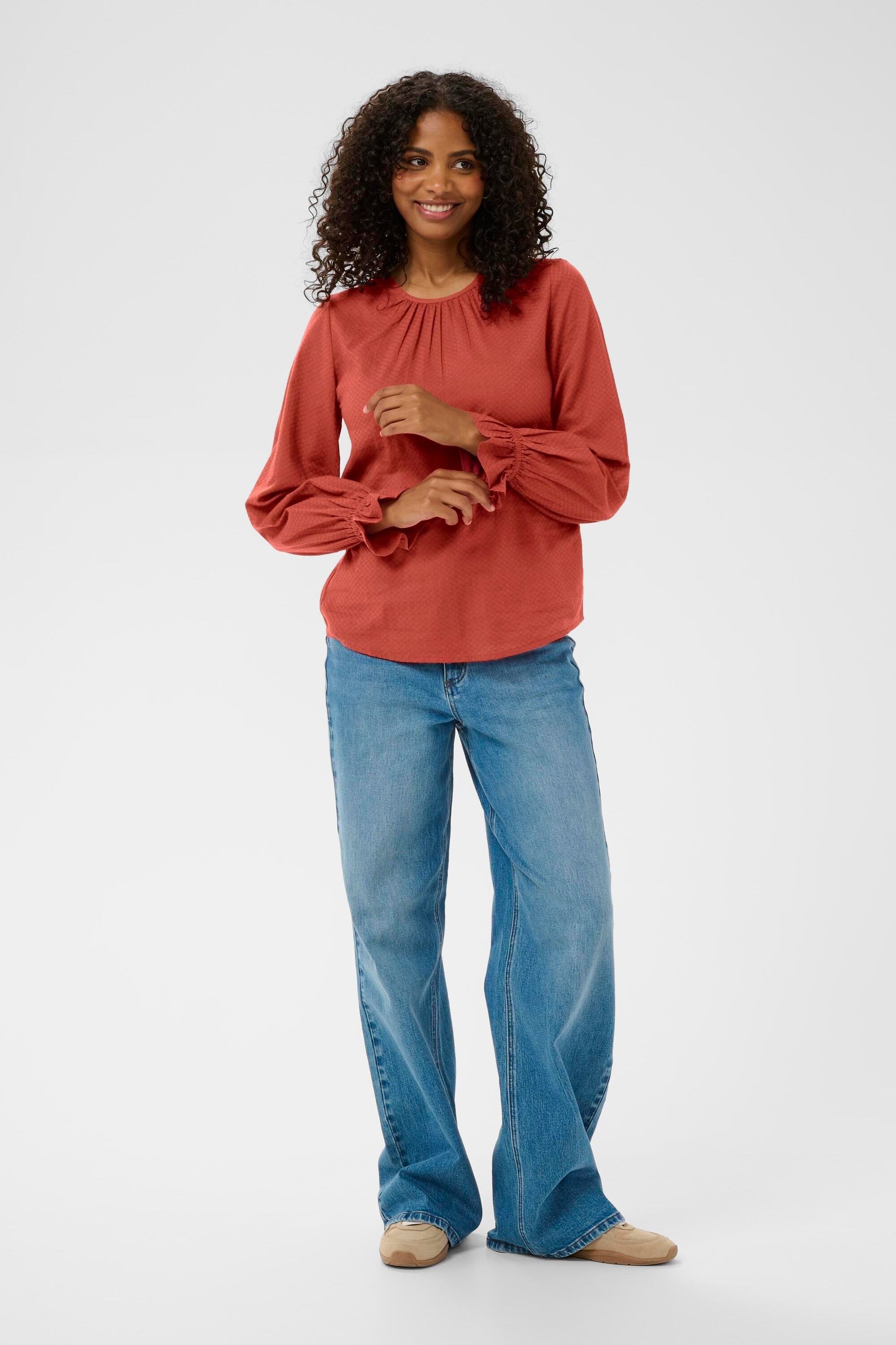 Langarm-Bluse KAamalia Langarm-Bluse Regular fit