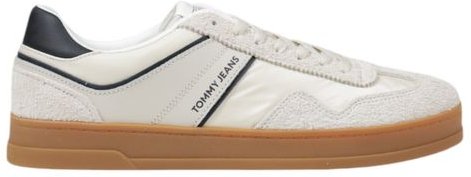 Tommy Hilfiger Jeans Cremeleder Low Top Sneakers