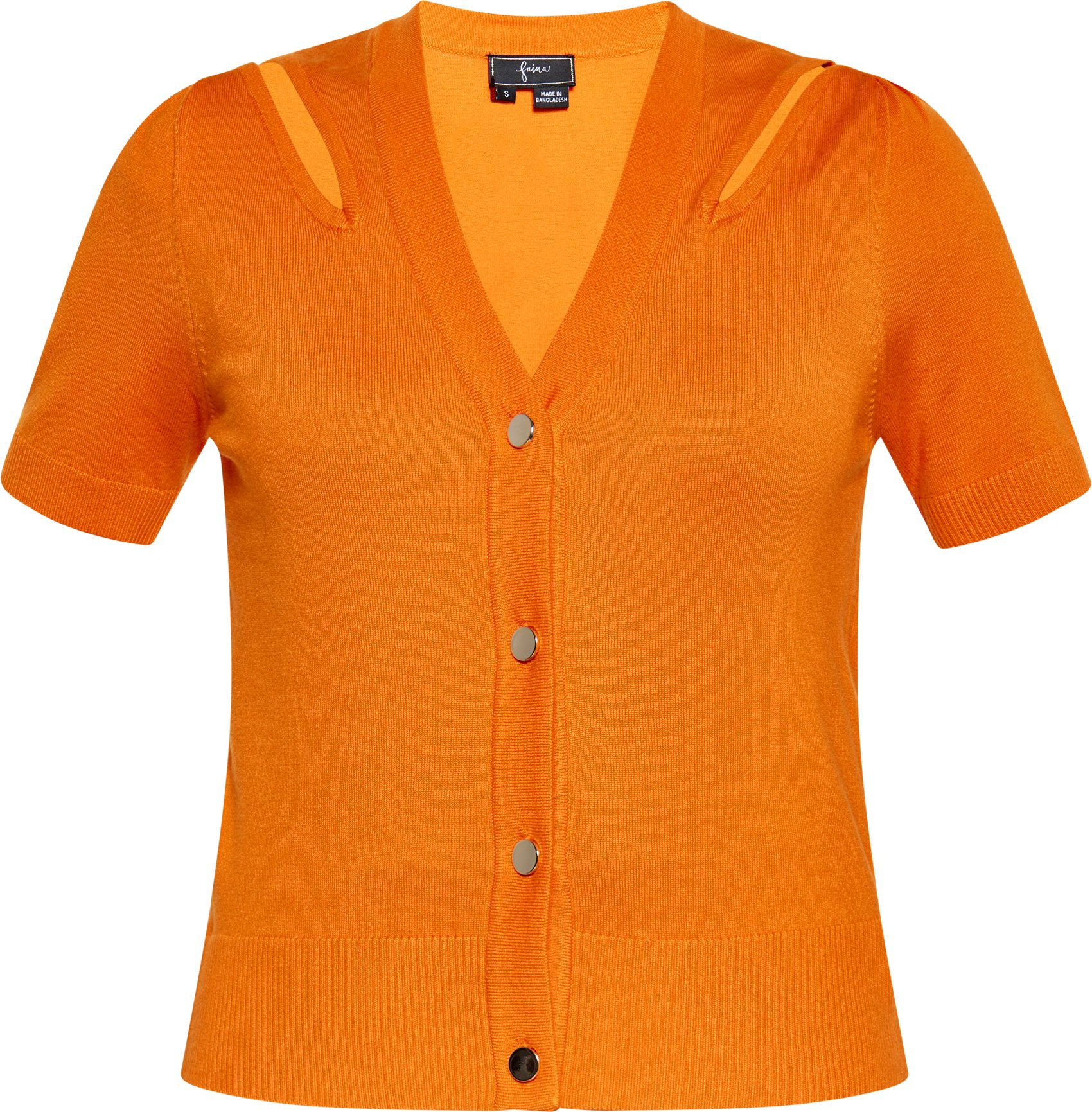 Faina Strickjacke Damen orange