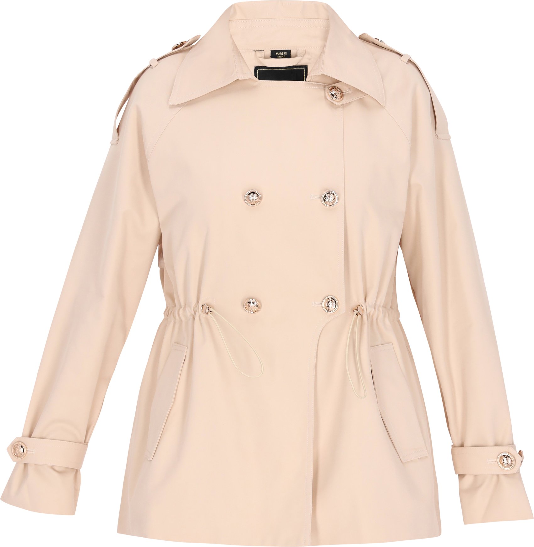 Faina Mantel Frauen hellbeige