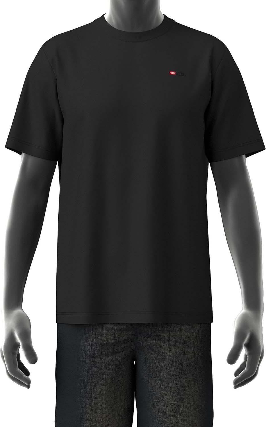 Diesel - "T-Just-Microdiv" T-Shirt für Herren (Schwarz)