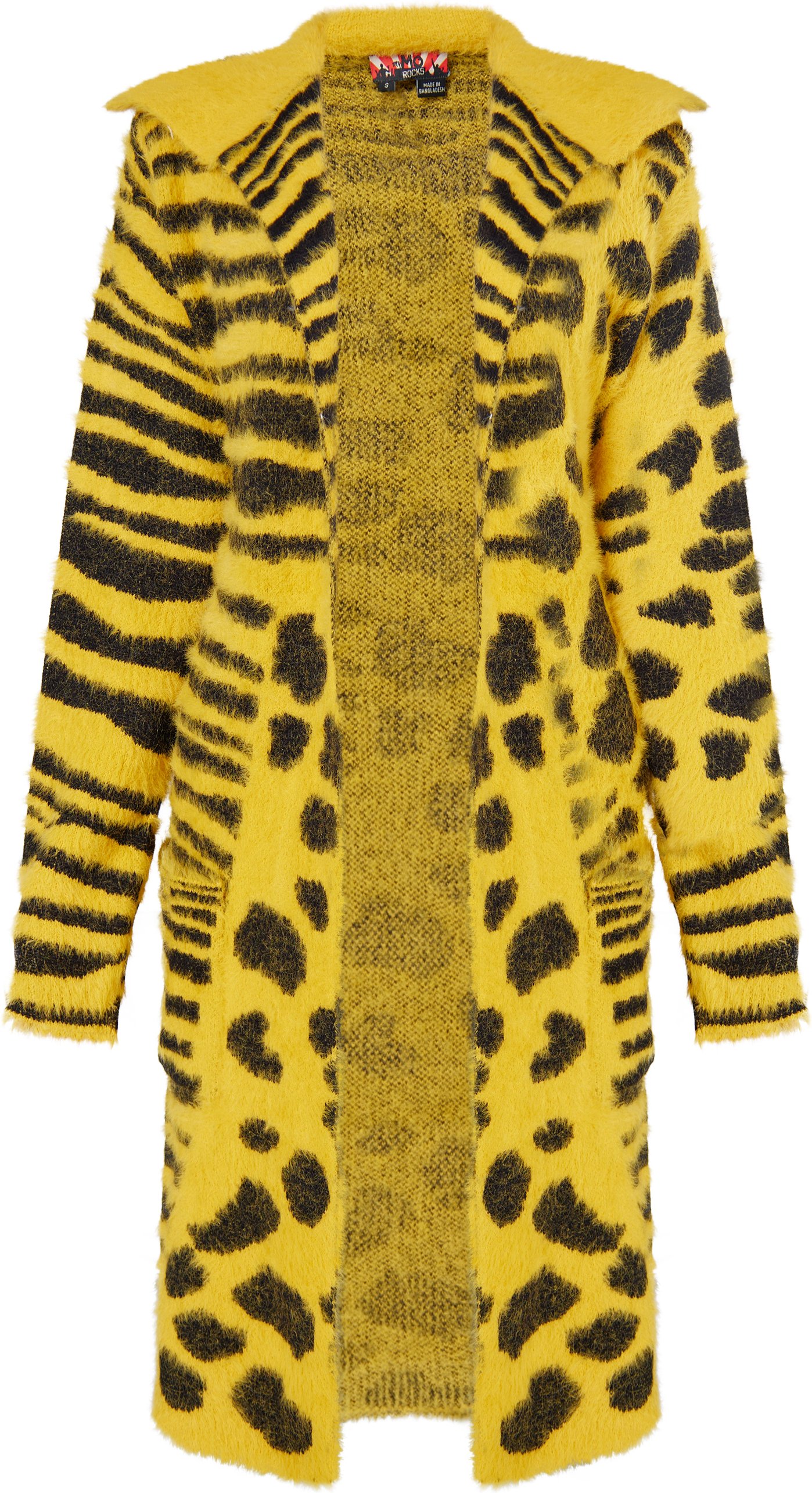 Thumbnail - Mymo Strickcardigan Damen dunkelgelb