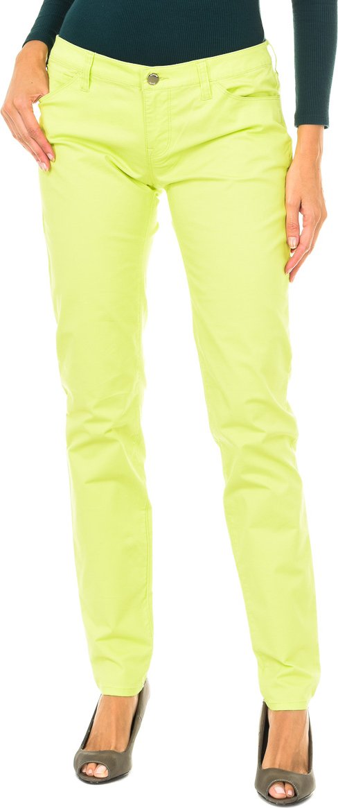 Lange Hose aus Stretchgewebe 3Y5J06-5NXYZ Frau