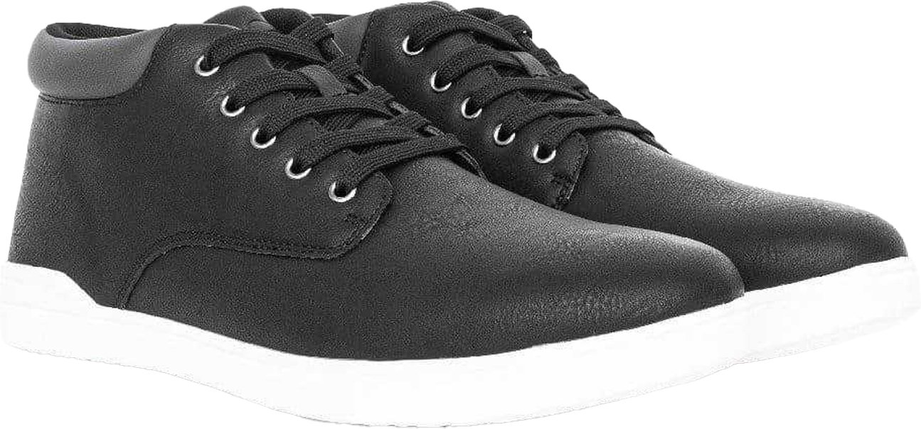 Crosshatch - "Alistair" Sneaker für Herren, Leder (Schwarz)
