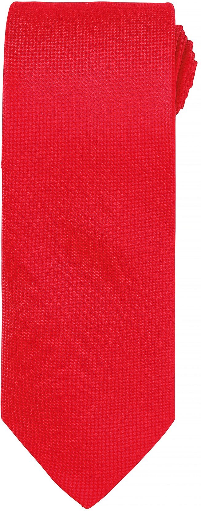 Thumbnail - Premier Mens Micro Waffle Formal Work Krawatte (Rot)