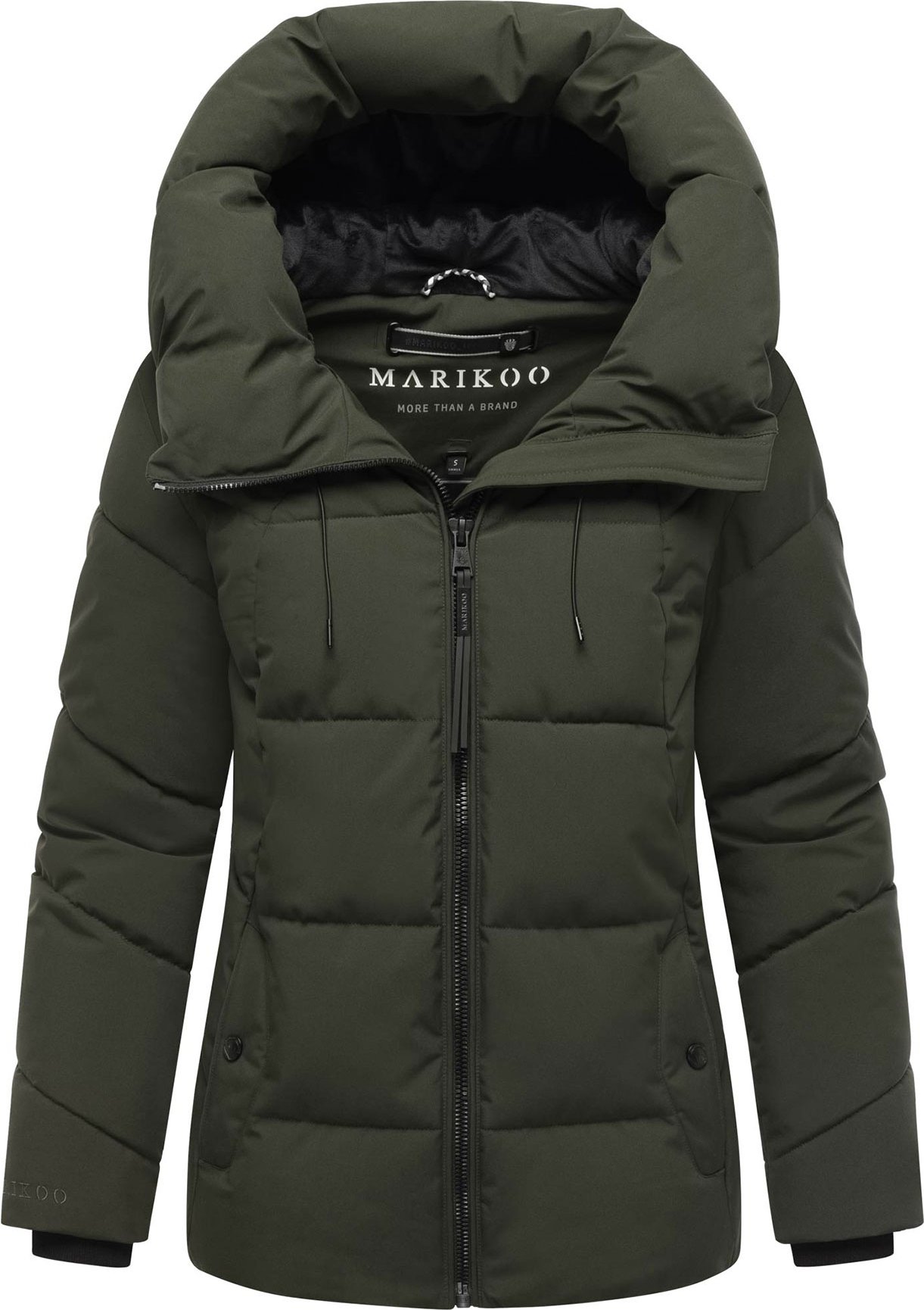 Marikoo Damen Winter Steppjacke Kuscheltatze XVI mit Kapuze