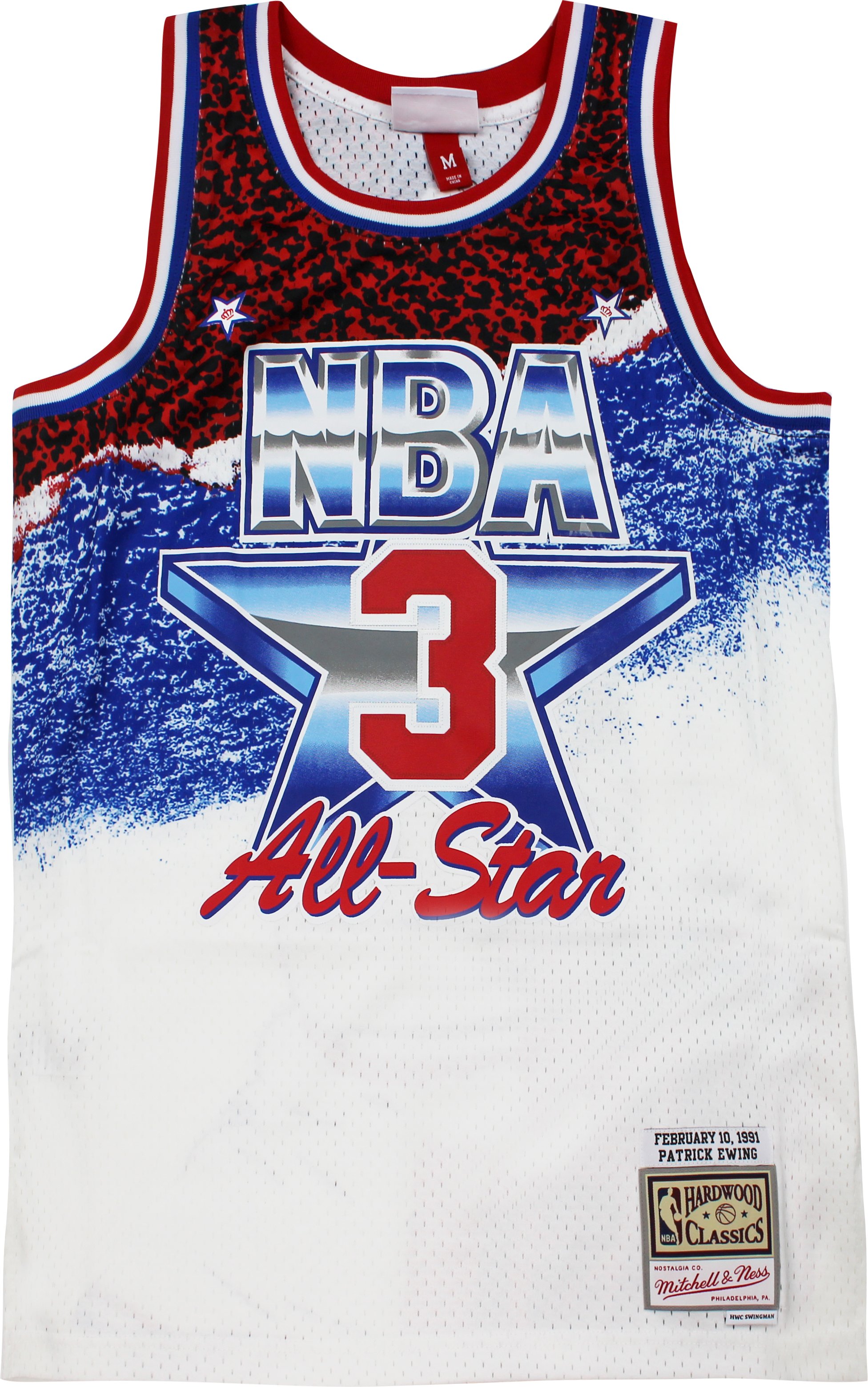 Mitchell & Ness Patrick Ewing 3 1991 East NBA All Star Swingman Jersey