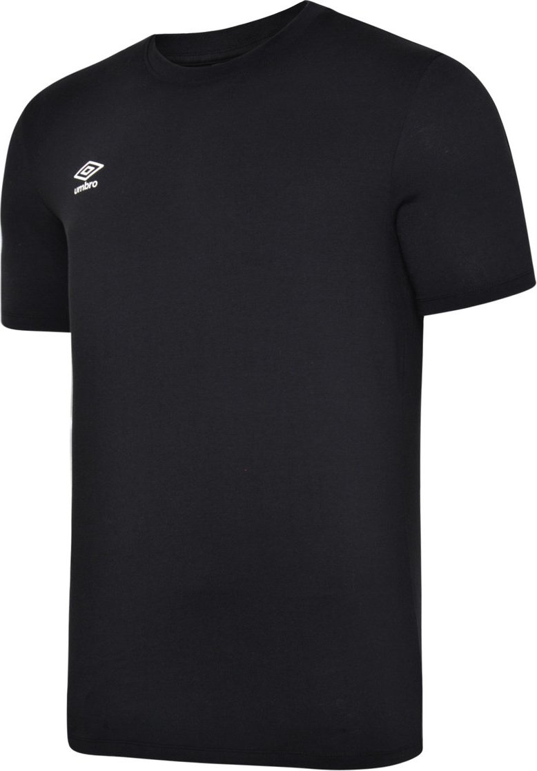 Umbro Herren Club Freizeit T-Shirt (Schwarz/Weiß)