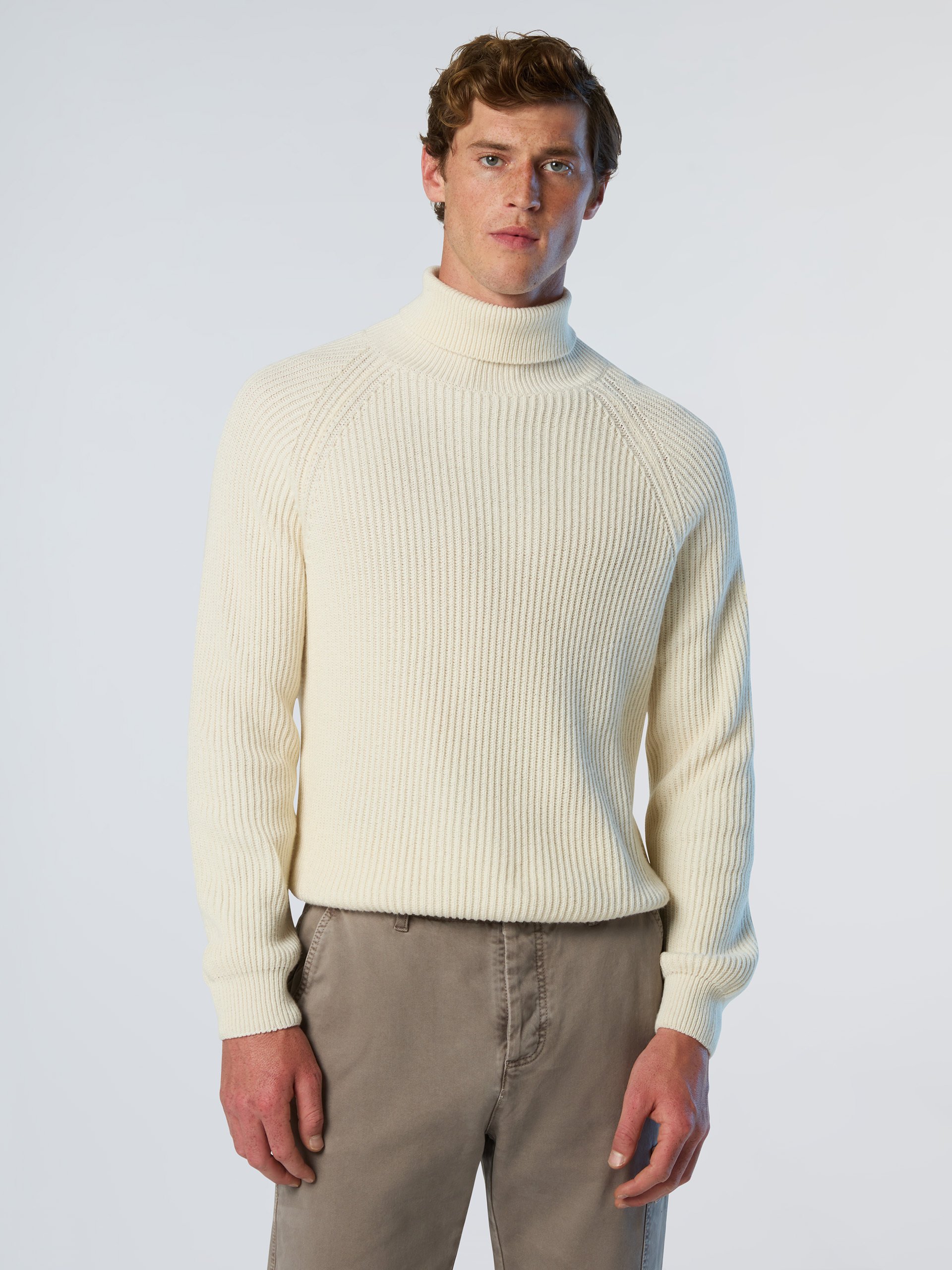 North Sails Pullover Fischerrippe Rollkragenpullover