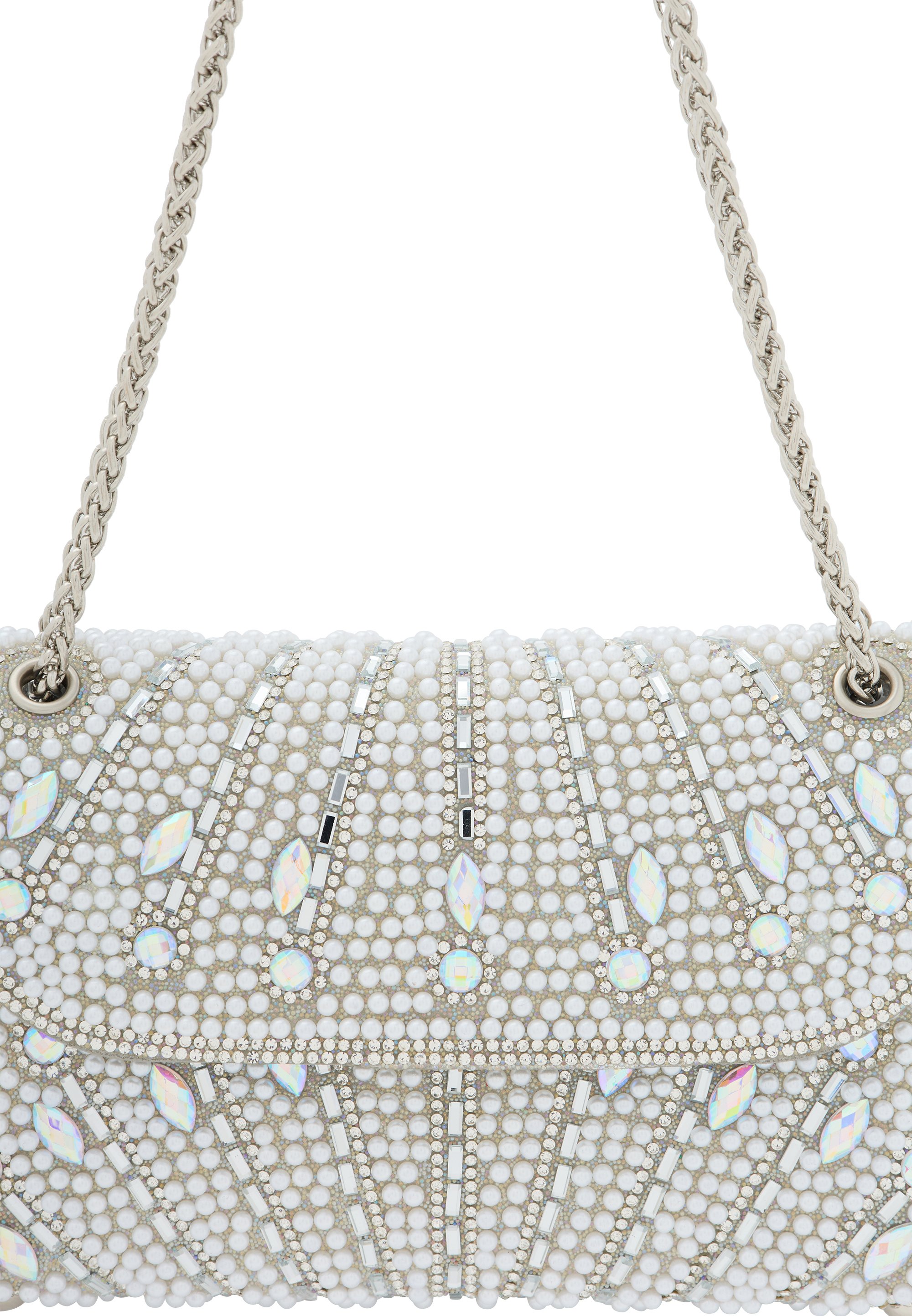 Faina Klappentasche Klappentasche Frauen Silber