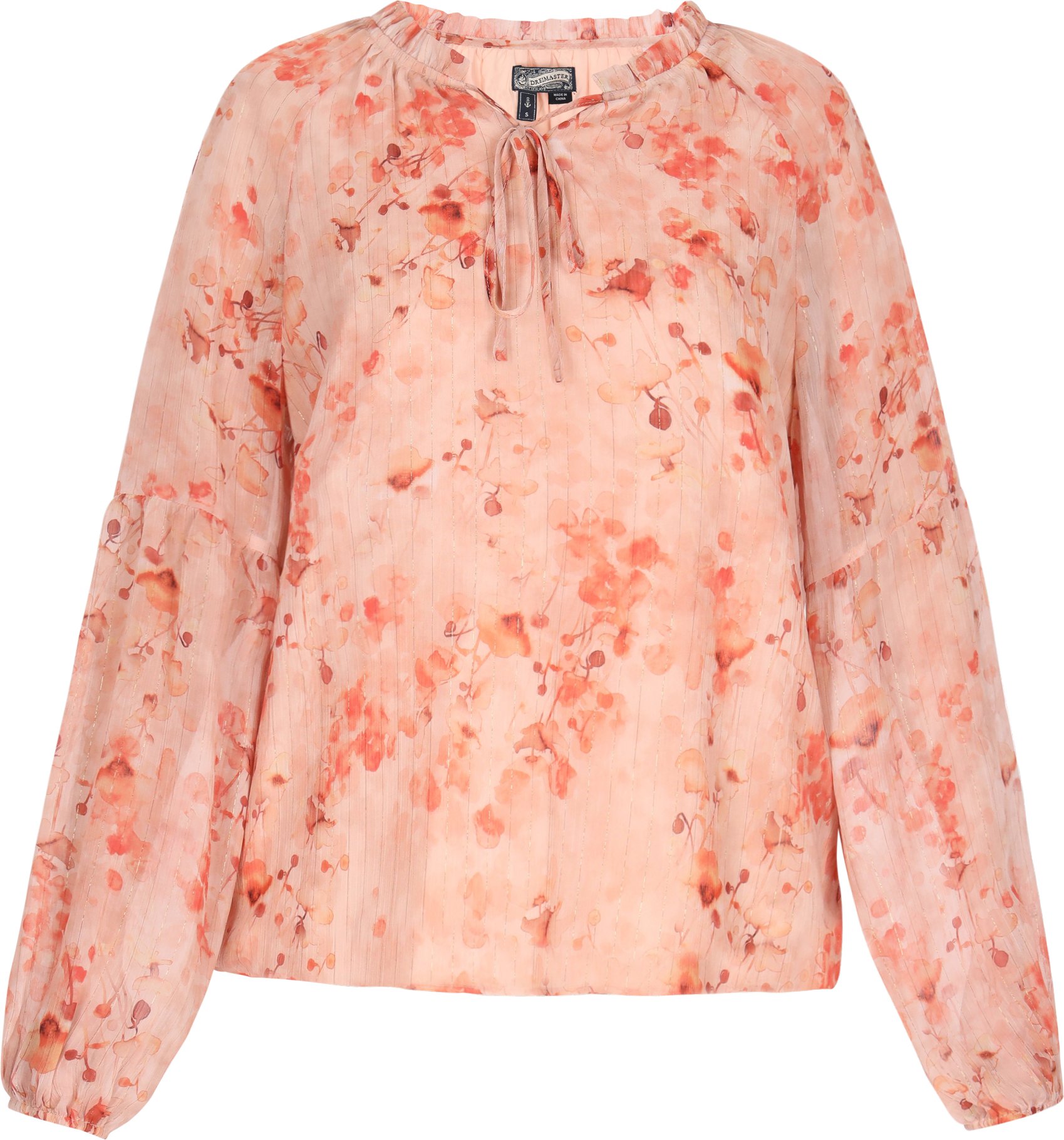 Dreimaster Bluse Frauen Aprikose