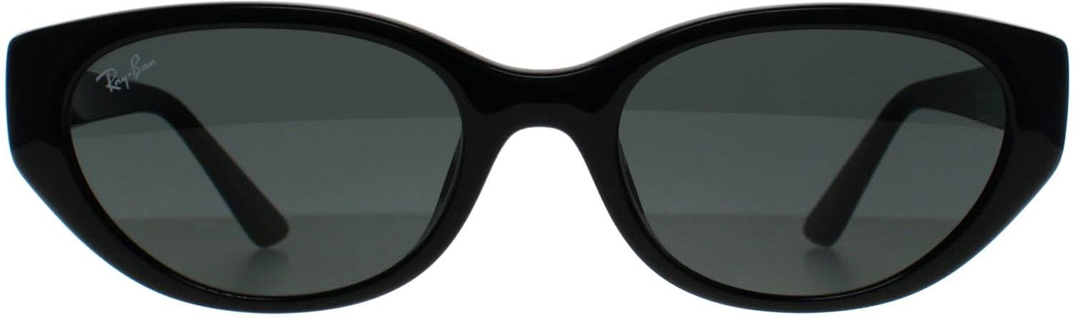 Ray-Ban RB4457D Bio Based 667787 poliert schwarz dunkelgrau Sonnenbrille