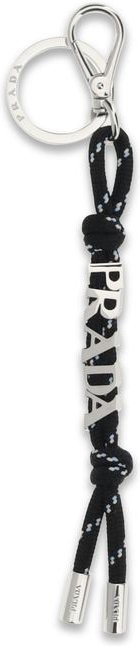 Schlüsselanhänger aus schwarzem recyceltem Polyamid