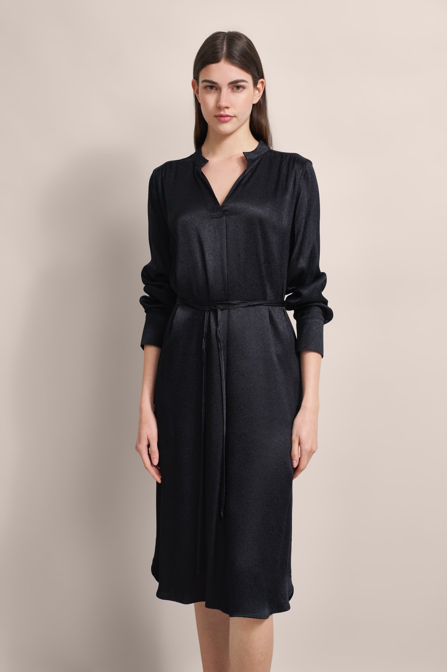 Bugatti Damen Blusenkleid mit Bindegürtel