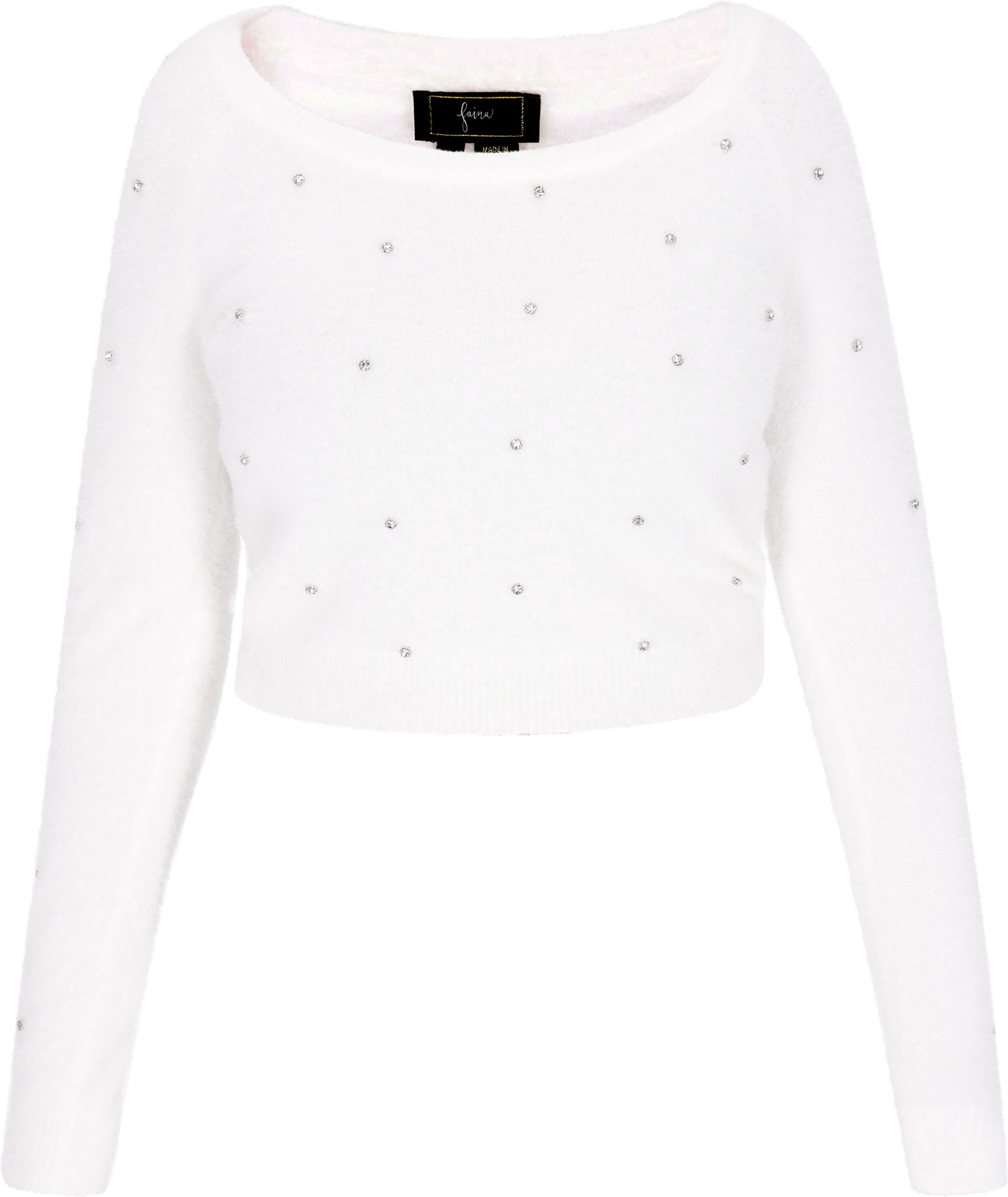 Faina Pullover Frauen cremefarben