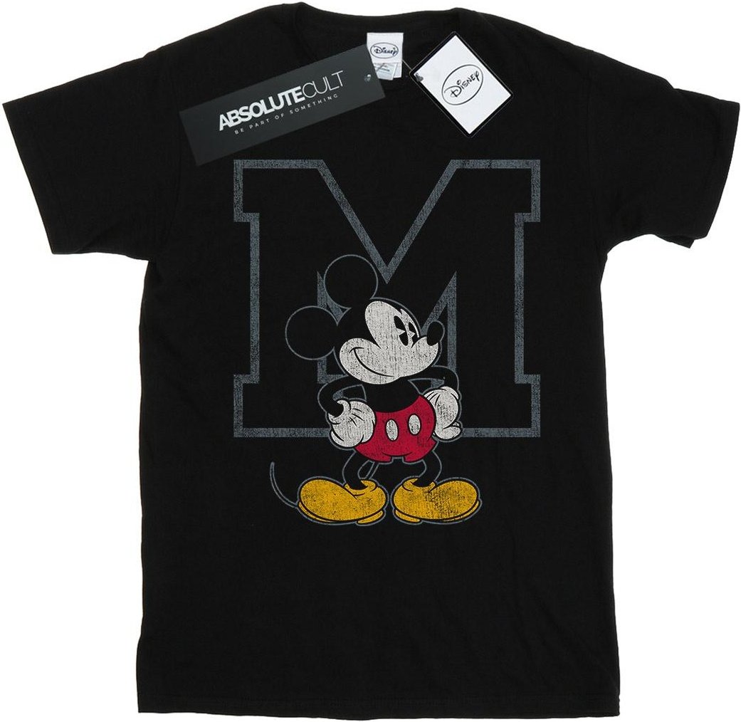 Disney - "M" T-Shirt für Damen (Schwarz)