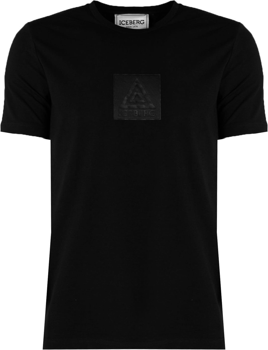 Iceberg T-Shirt C-Neck Herren schwarz