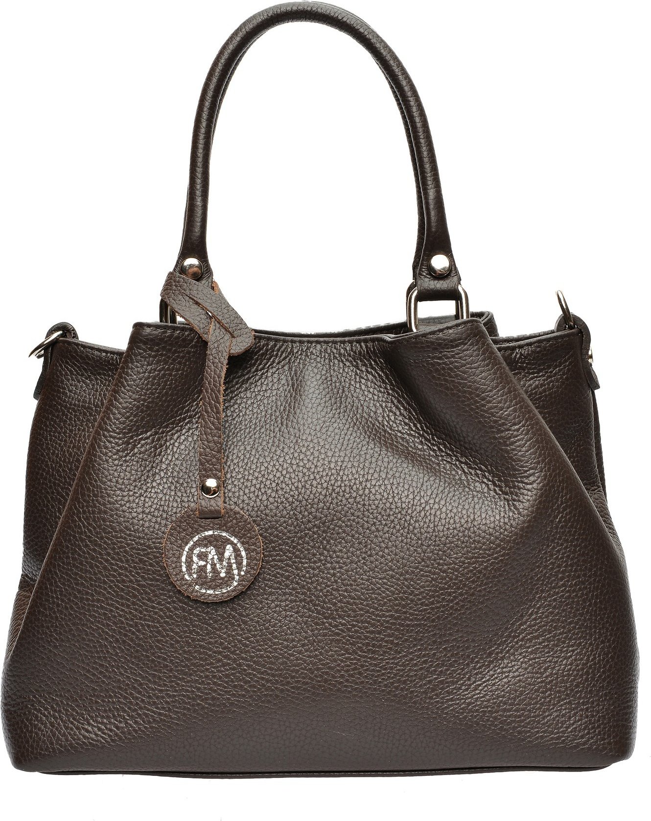 Roberta M Maroon Leder Tasche