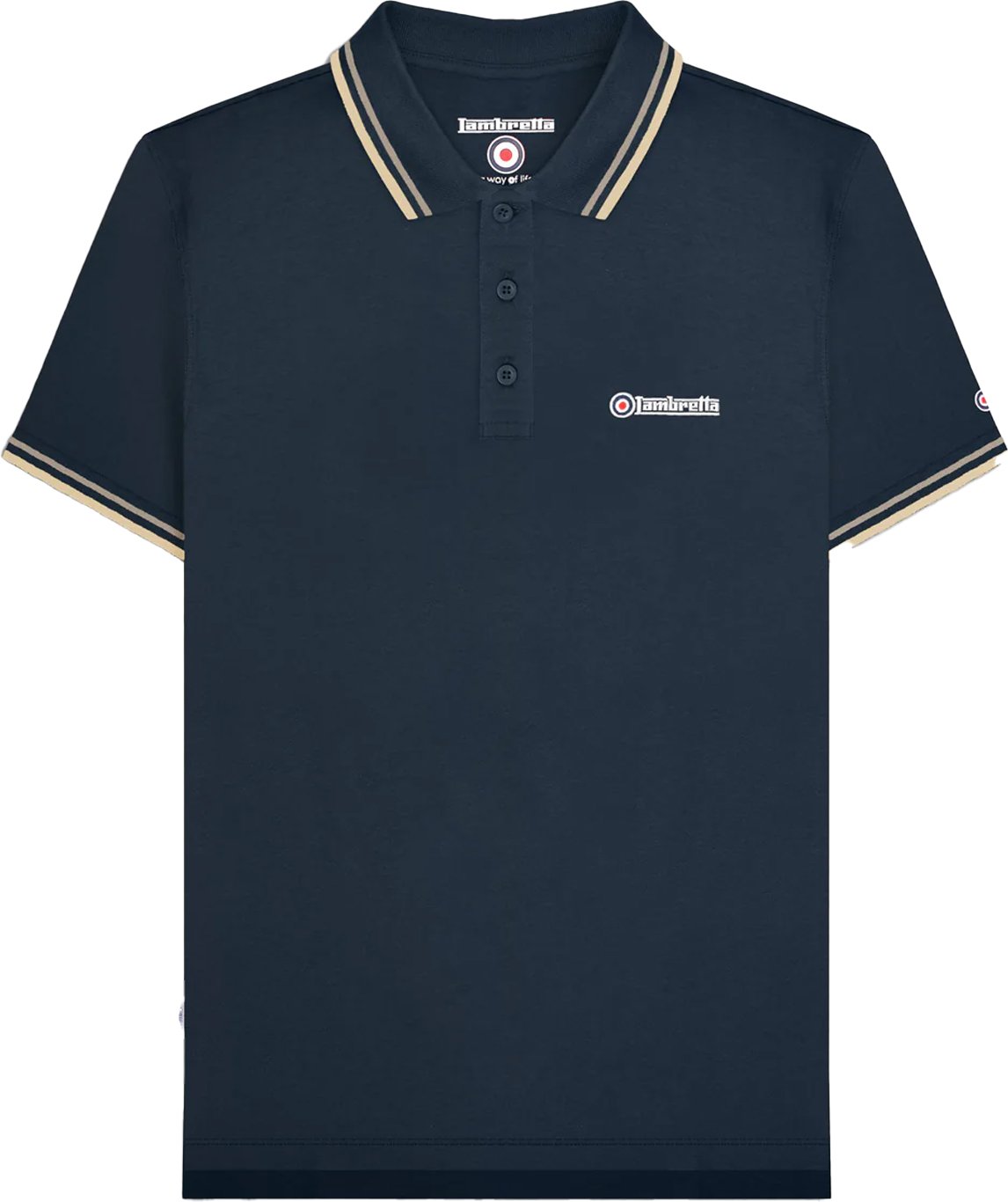 Lambretta - Poloshirt für Herren, Groß und Hoch (Dunkel-Marineblau)