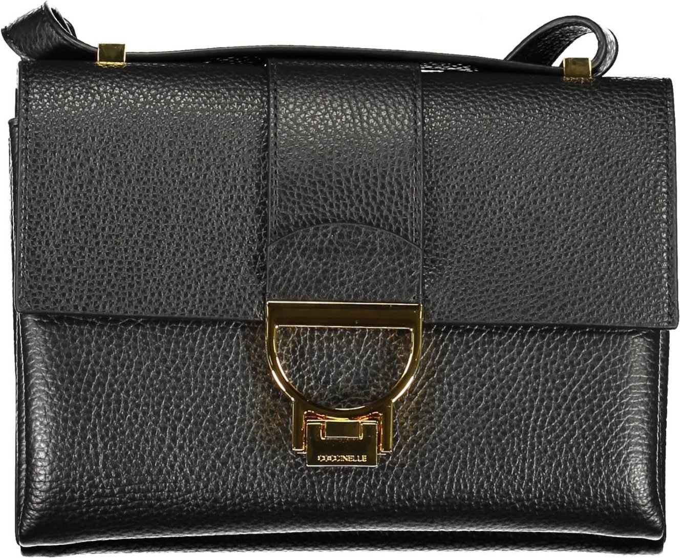 Coccinelle Damen schwarze Lederhandtasche