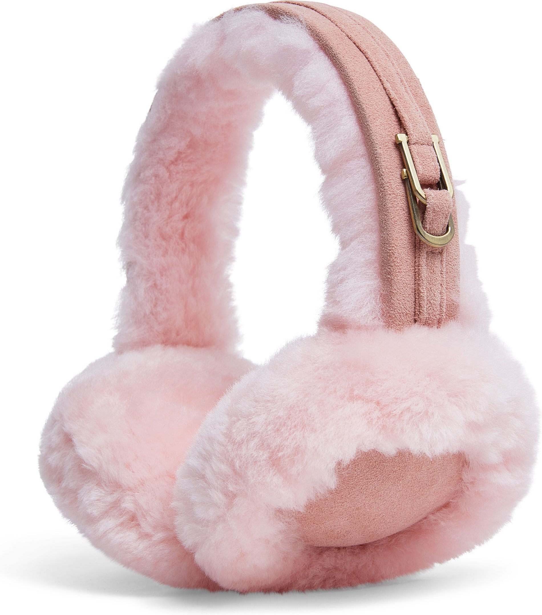 Damen Winter-Ohrenschützer, superweich, flauschig, rosa, warm und gemütlich, Ohrenwärmer