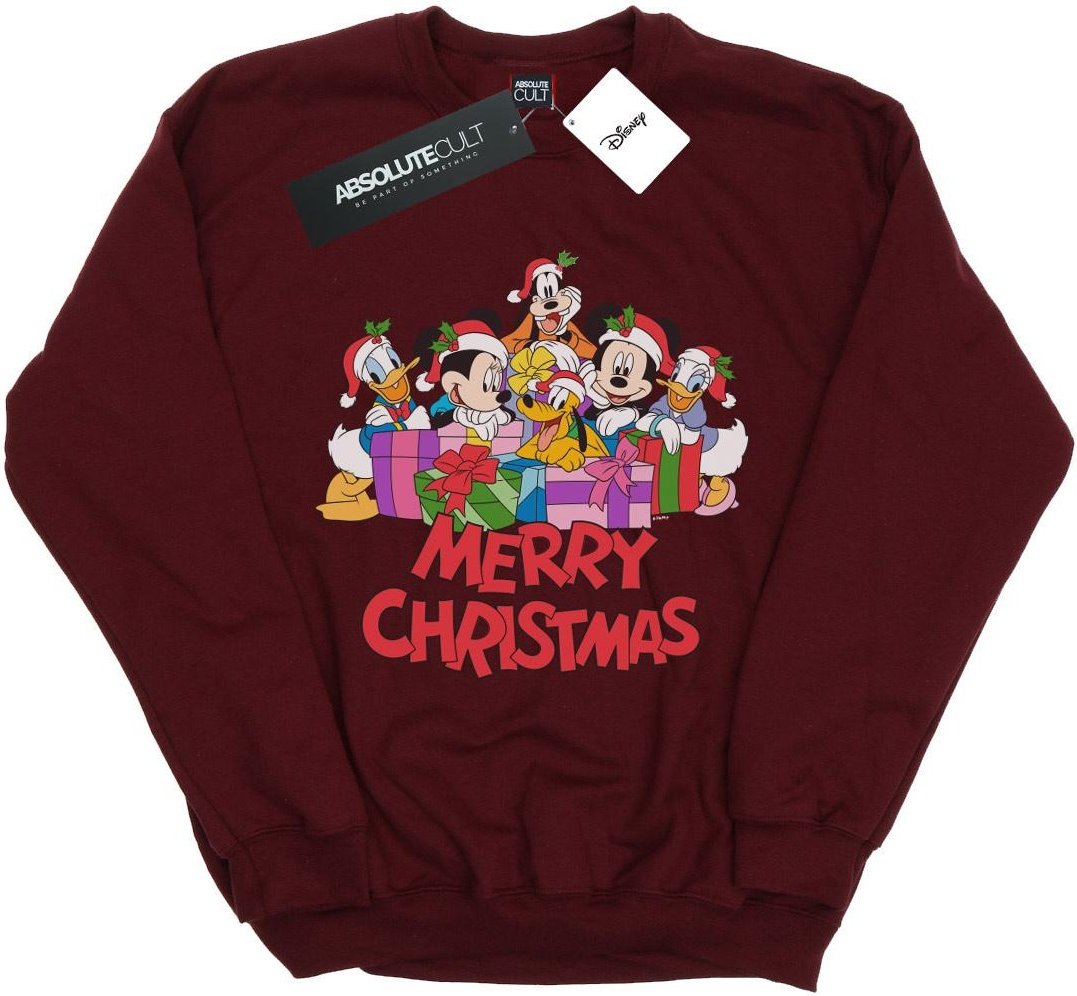 Disney - "Mickey Mouse and Friends" Sweatshirt für Mädchen (Burgunderrot)