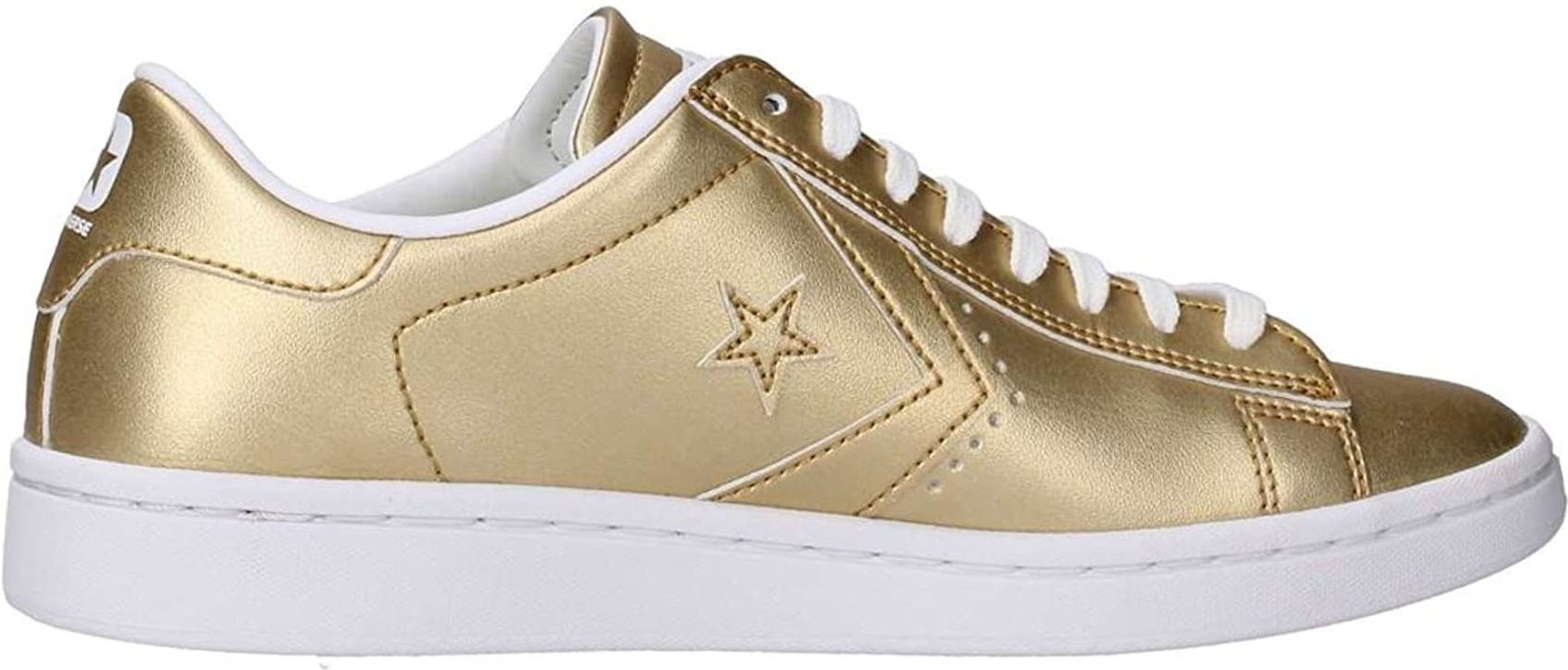 Goldrinsibler Converse Pro Womens Gold Trainer