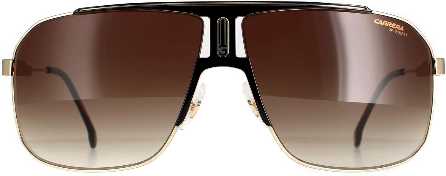 Carrera Rectangle Herren Schwarz Gold Braun Gradient 1043/S