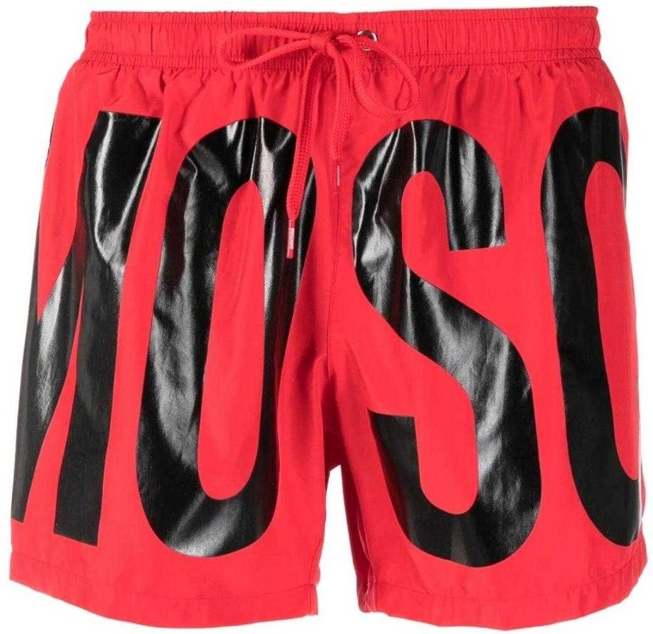 Moschino - Badeshorts für Herren, Polyester (Rot)