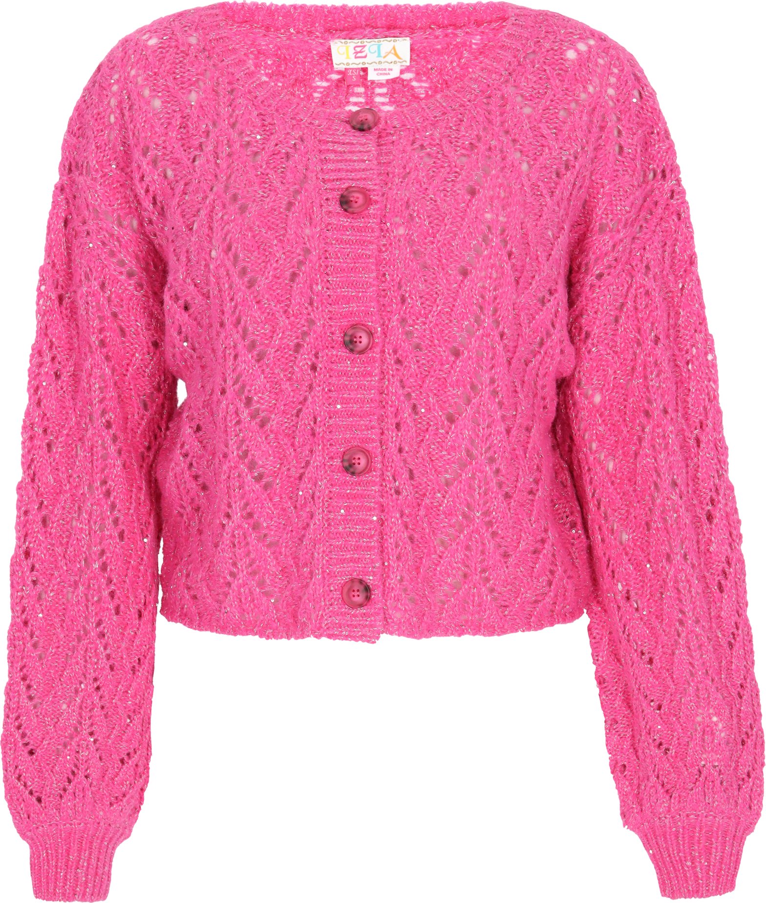 IZIA Strickjacke Frauen Rosa
