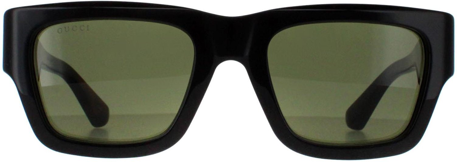 Gucci Square Herren Dunkelbraun mit Havanna Grün GG1668S