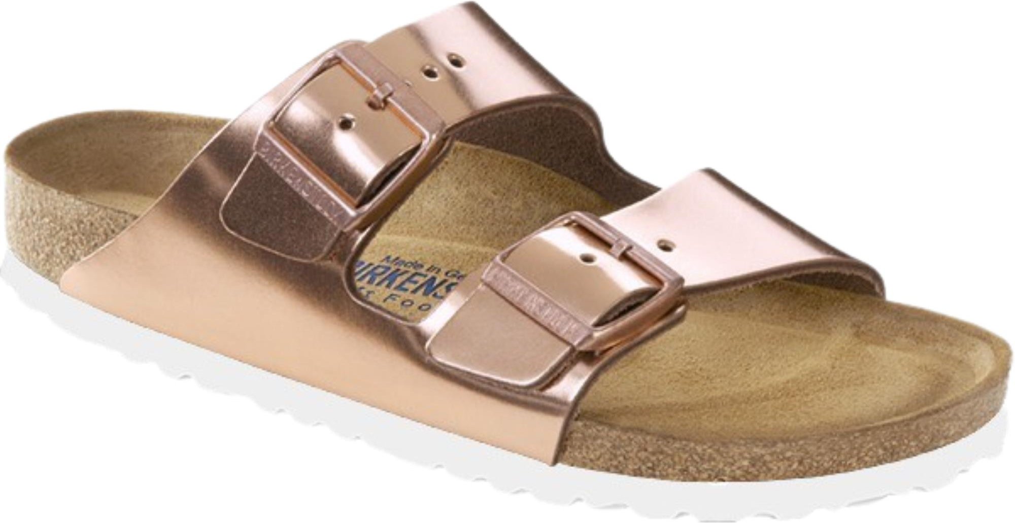 Thumbnail - Birkenstock Arizona Bs Schmaler Schnitt 952093 Metallisch Kupfer
