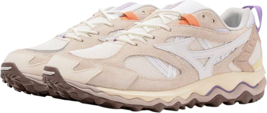 Mizuno - "Wave Mujin TL" Sneaker für Herren, Wildleder (Weiß)