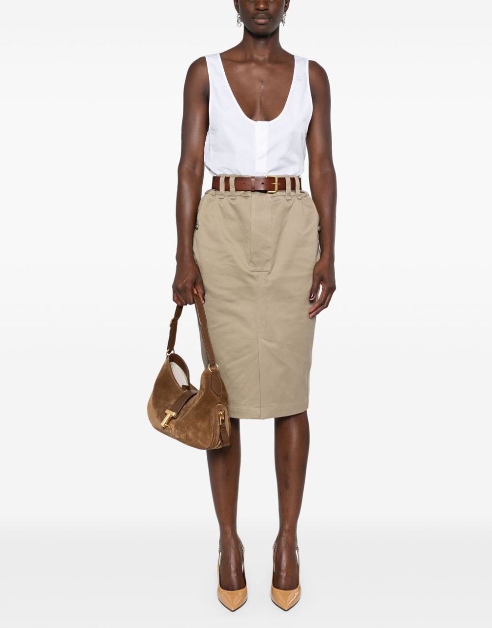 Baumwollpopeline-Top