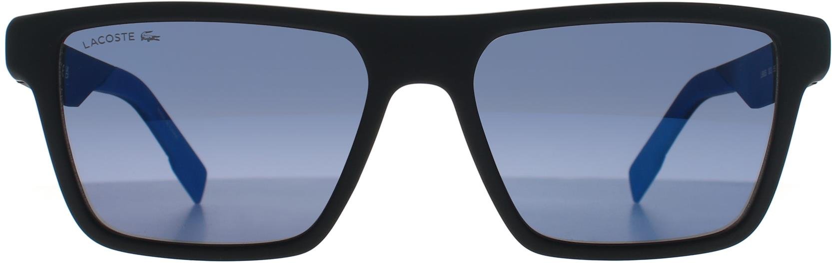 Lacoste Rectangle Mens Matte Schwarz Blau Blau L998S
