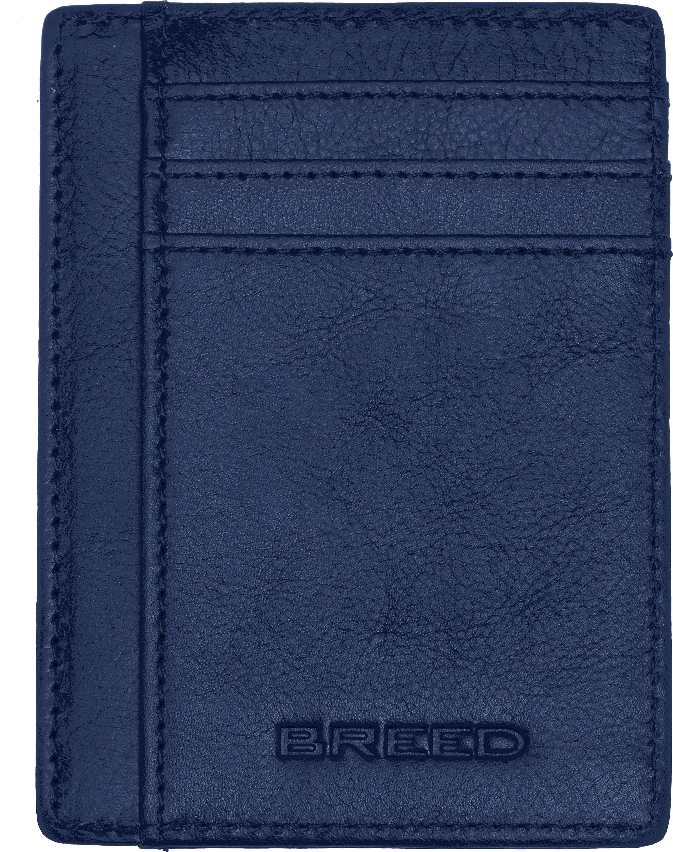 Breed Chase Geldbörse aus echtem Leder mit Vordertasche