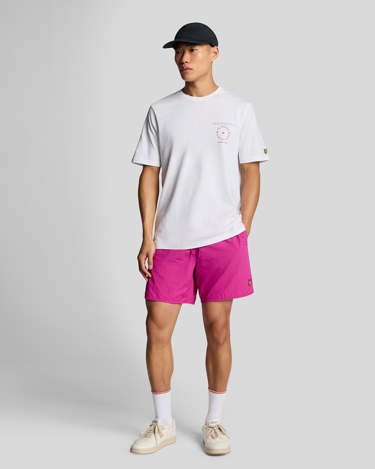 Lyle & Scott Einfache Badehose - Fuchsia