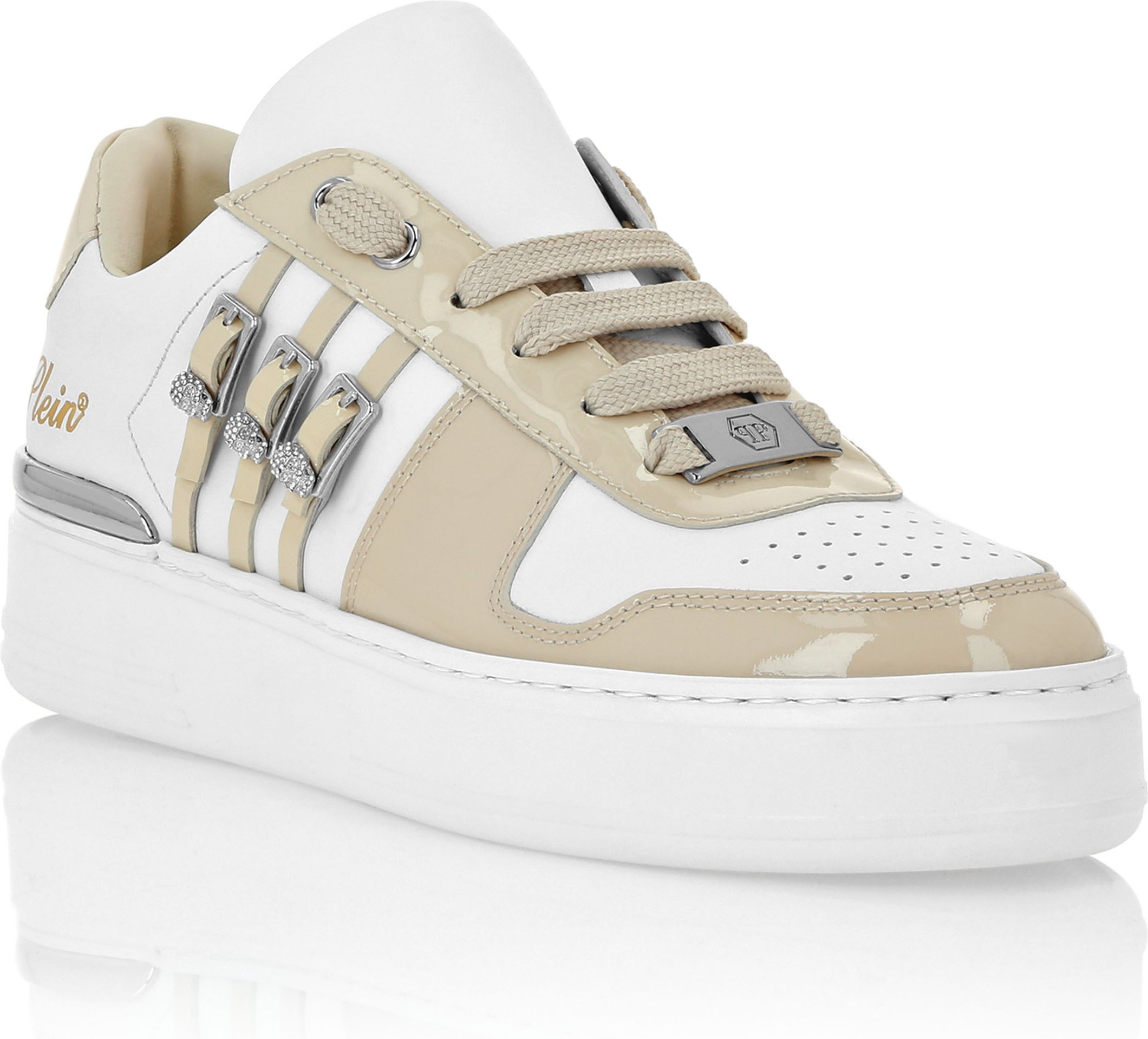 Low Top Sneakers Belts Skull