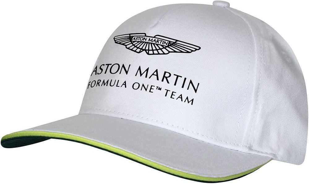 Aston Martin Formel 1 offizielle Team Herren weißer Kappe