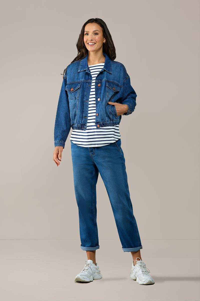 Caroline Tensen Helsinki Jeansjacke Denim Blau