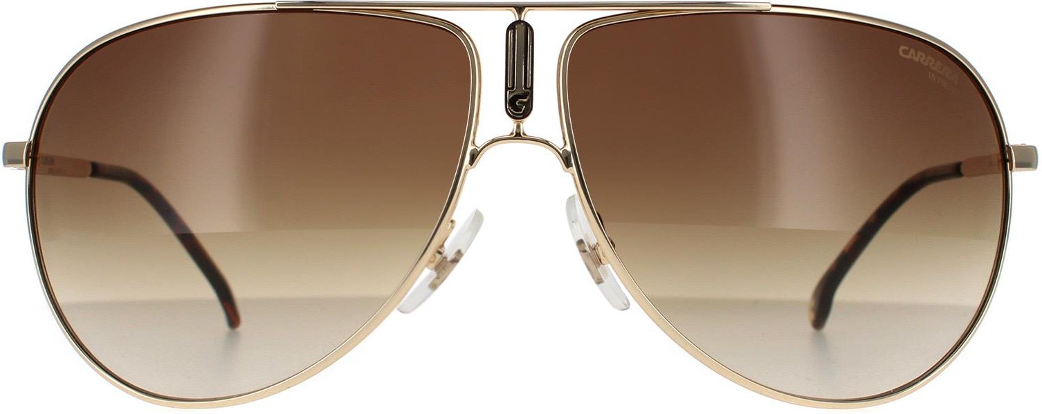 Carrera Aviator Unisex Gold Braun Verlauf