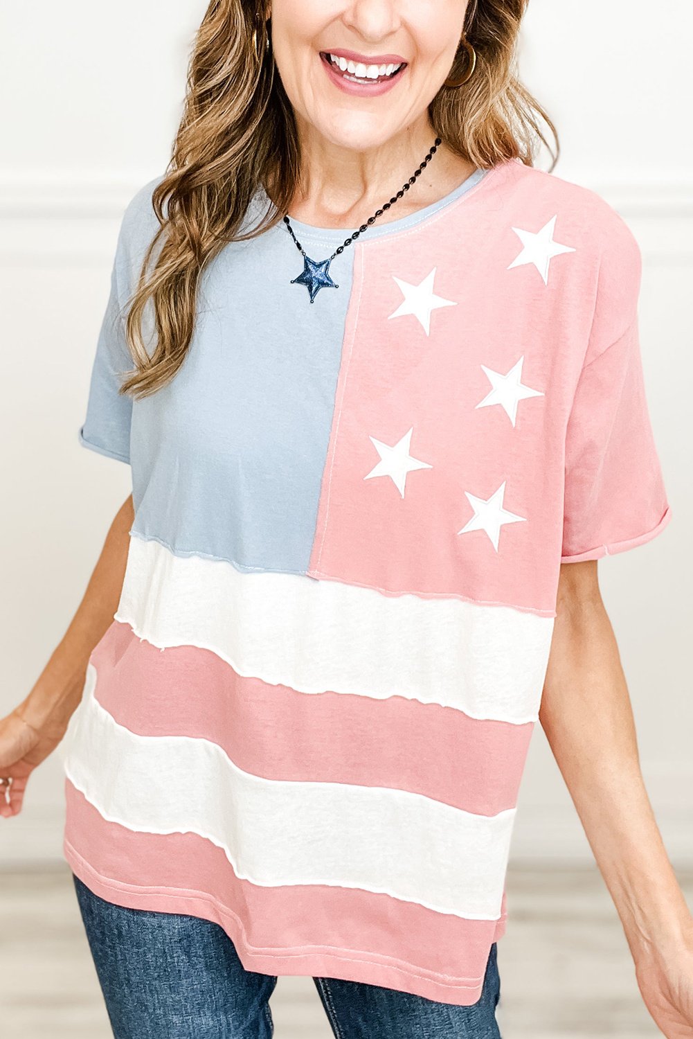 Stars Stripes Grafik-T-Shirt
